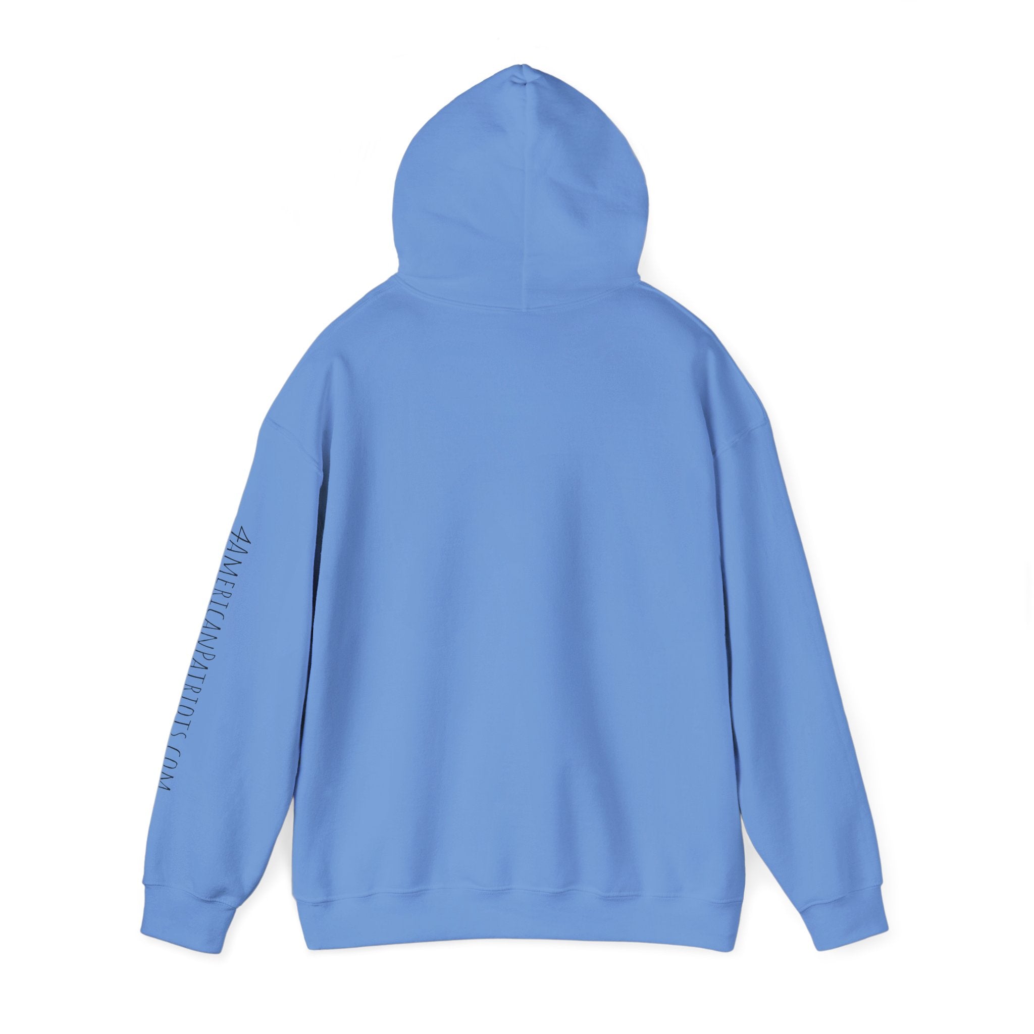 Carolina Blue hoodie on a white background