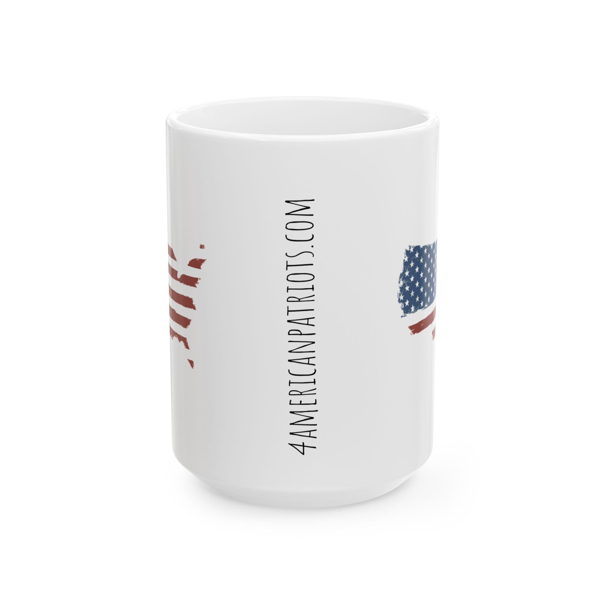 American Flag Map Ceramic Mug 4 American Patriots