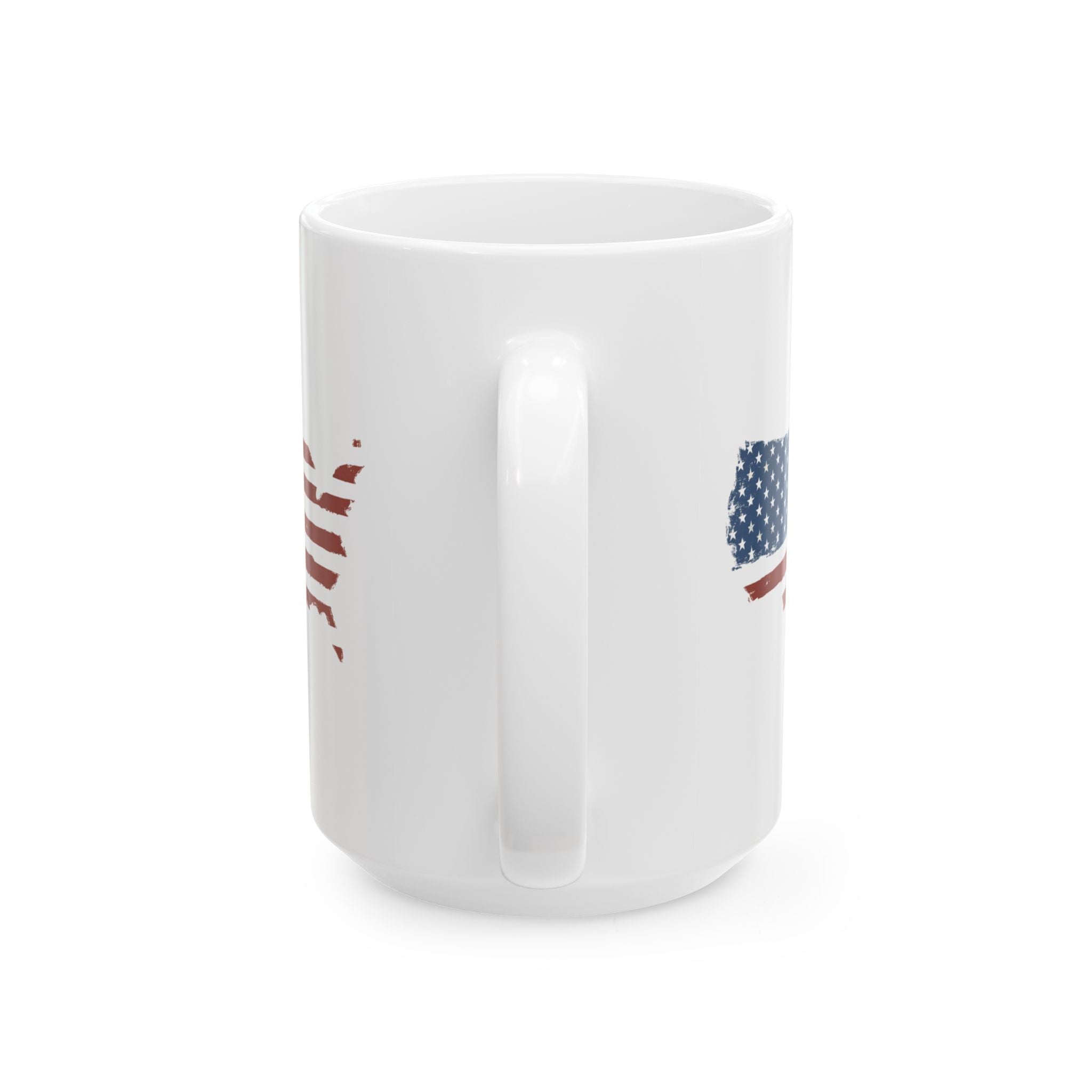 American Flag Map Ceramic Mug 4 American Patriots